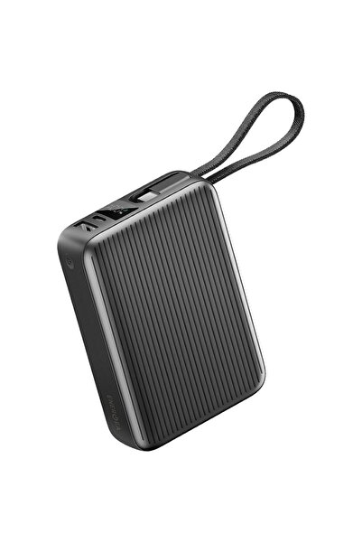 Energea Integra Ultra 20000mAh 45W Power Bank cu cablu USB-C încorporat, Gri
