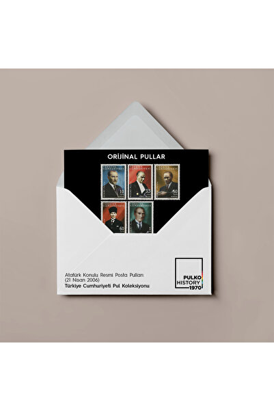 PULKO HistorY 1970 Atatürk Konulu Resmi Posta Pulları (21 Nisan 2006) -Türkiy...