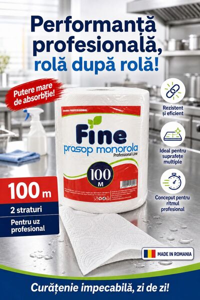 Generic Brand PAPER TOWEL ROLL FINE 2 LAYERS 100M