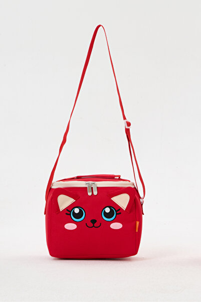 Roxbros Fox Figured Thermal Lunch Bag Red - Thermal Insulated for Girls & Boy...
