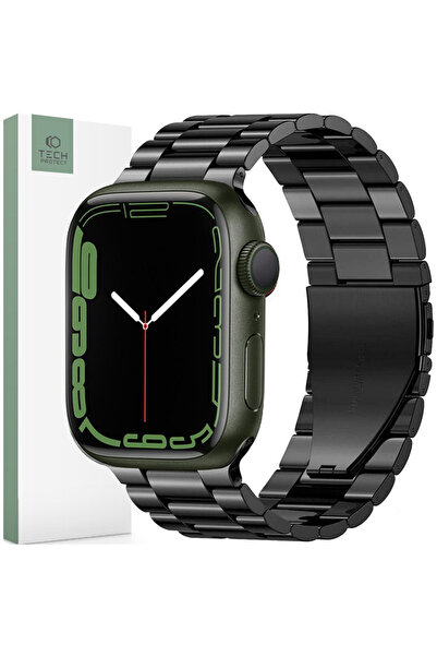 Tech-Protect Curea din oțel inoxidabil pentru Apple Watch 6 7 8 9 10 SE Ultra...