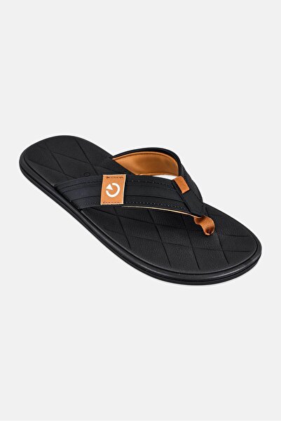 Cartago Men Malta IV Slip On Slippers, Black