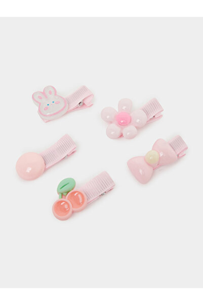 Styli Pack Of 5 - Girls Embellished Hair Clips