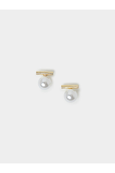 Styli T -Bar Pearl Earrings