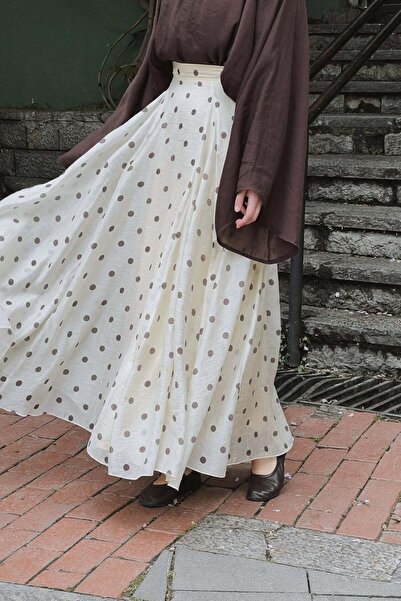 Faya Boutique Faya Girls x Butteryellow Terra Puantiye Etek