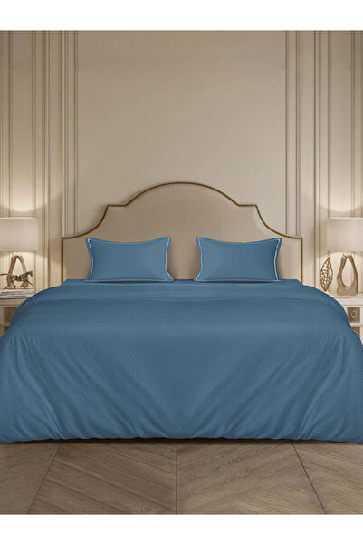 Mulberry Living By Styli طقم أغطية سرير من القطن 100%، 4 قطع، بنقشة متناهية ا...