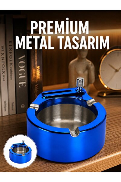 gelalbe Decorative Lighter Ashtray Easy to Clean Metal New Generation - Alkgl...