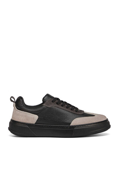Tergan Siyah Hakiki Deri Erkek Sneaker - E26I1AY57751-V2U