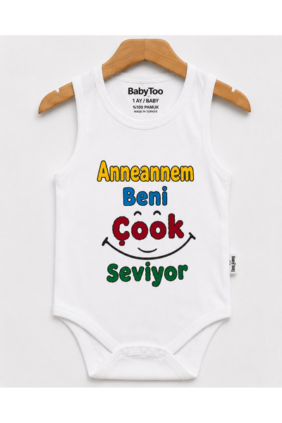 Babytoo Written Baby Bodysuit Mom Dad Auntie Still Grandpa Grandmother Grandm...