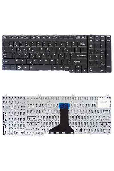 OEM Ελληνικό πληκτρολόγιο για Toshiba Satellite MP-06873US-6984 MP-06876B0-69...
