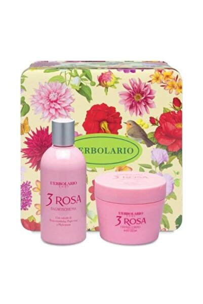 L'Erbolario 3 Σετ Ρόζα Μπελέζα Ντούο: Αφρόλουτρο 250ml & Κρέμα Σώματος 200ml