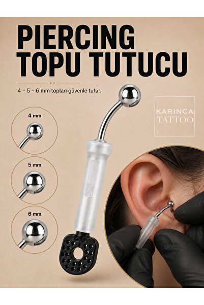 Karınca Piercing Piercing Topu Tutucu Piercing Tutucu