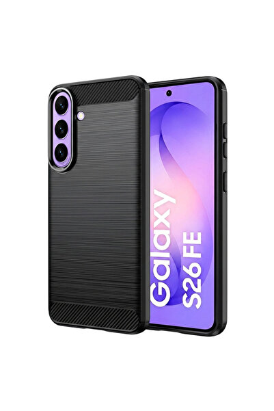 CLICK Husă pentru Samsung Galaxy S25 FE/ Samsung Galaxy S26 FE, Silicon Carbo...