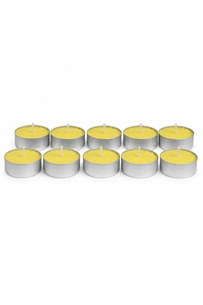 SHOPIENS Set de 10 lumânări tip tealight anti-țânțari cu citronella, 3,5x1,5c...