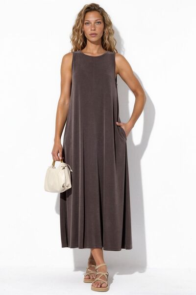 Hiccup Busem Sleeveless Long Jersey Dress