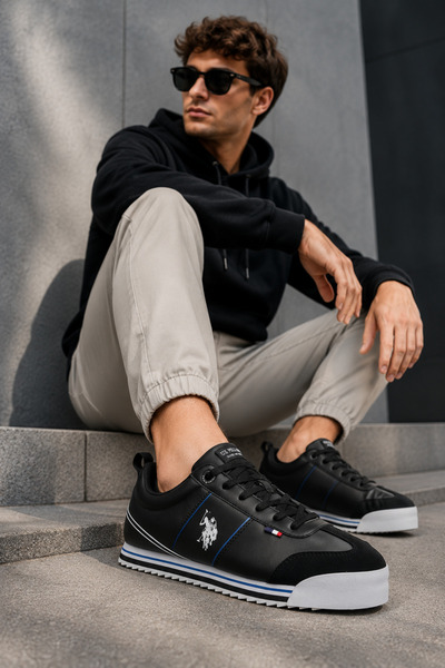 U.S. Polo Assn. Comfortable Comfort Sole Skin Daily Men's Sneaker Sports Shoes