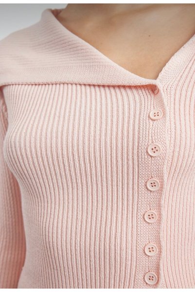 Pollena Cardigan Buttoned Special Thread Fit Twill Hn1481