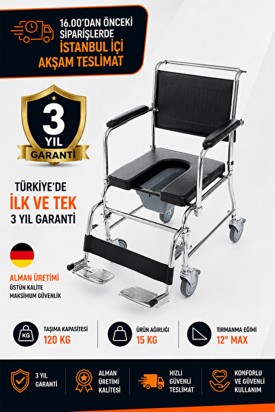 Römer R489 Banyo ve Tuvalet Sandalyesi – Katlanabilir, Frenli, Çıkarılabilir ...