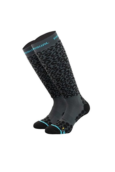 BEE UNUSUAL "Black Panther" Ski Κάλτσες AS-230728 - D. Grey / Black - 41-46