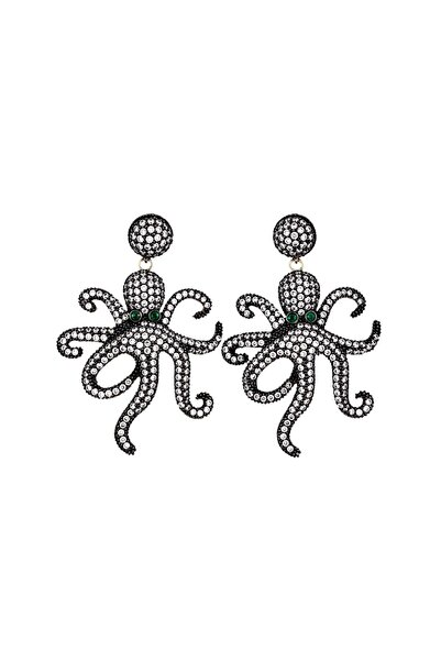neslyaccessories Poseidon Octopus Earrings