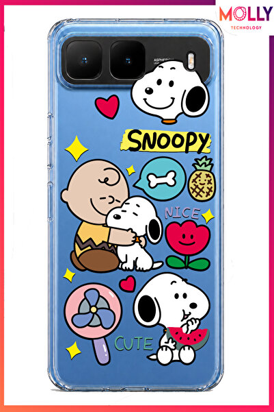 Molly İNFİNİX HOT 60İ 5G İçin Şeffaf Cuddle Time Desenli Silikon Kılıf
