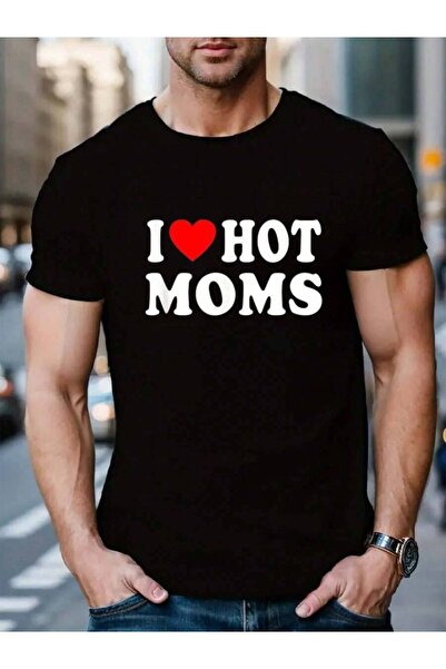 799 100% Cotton I Love Hot Moms Hoodie Men Man Youth Women's Men's Black Vaca...