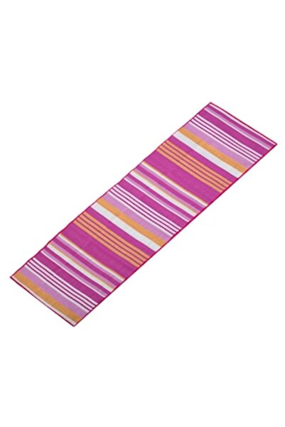 ivokid Saltea de plajă rulabilă din plastic, roz, alb, fucsia, portocaliu, 18...