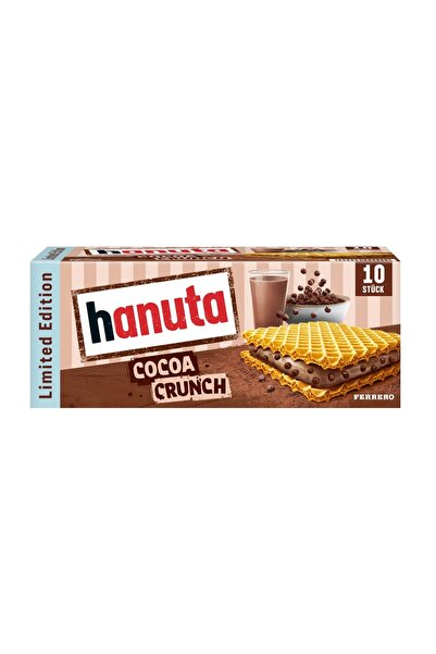 Hanuta Sütlü Kakao Krema Dolgulu Gofret 220 G (4'li Paket)