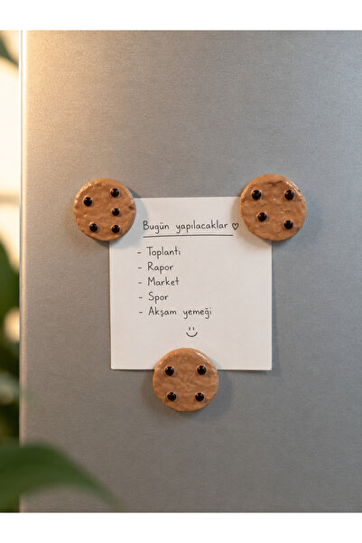 Cherry Candle Shop Buzdolabı Magneti (3’lü Cookie)
