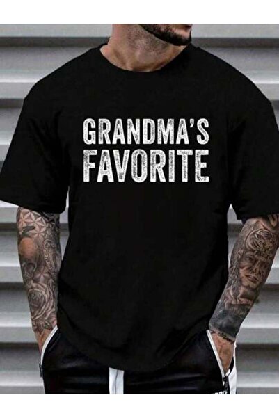 4CR 100% Cotton Grandma's Favorite Funny Grandparent GrandVintage Women's Men...