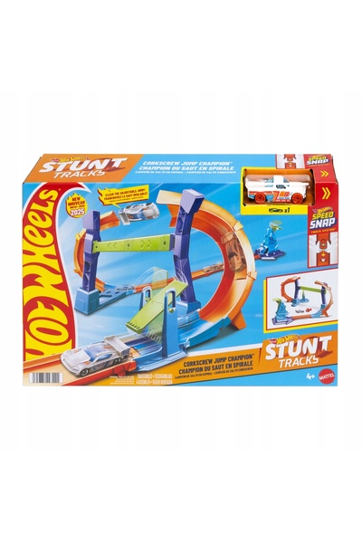 HOT WHEELS Stăpânește săritura pe circuitul de curse cu bucle