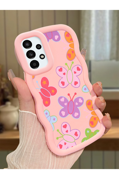 Hontinga Samsung Galaxy A13 4g Compatible Case Camera Protector Pink Silicone...