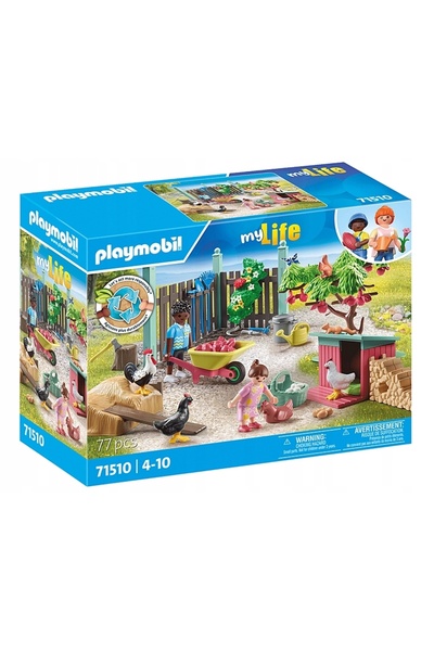Playmobil 71510 Fermă mică de găini în grădină, minusculă