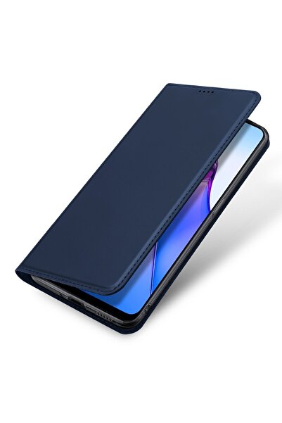 Dux Ducis Husă flip pentru Oppo Reno 8 Pro, albastră