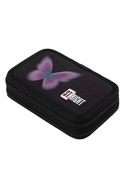 St.Majewski Penar echipat 27 piese, 2 compartimente, St.Right Pastel Butterfly