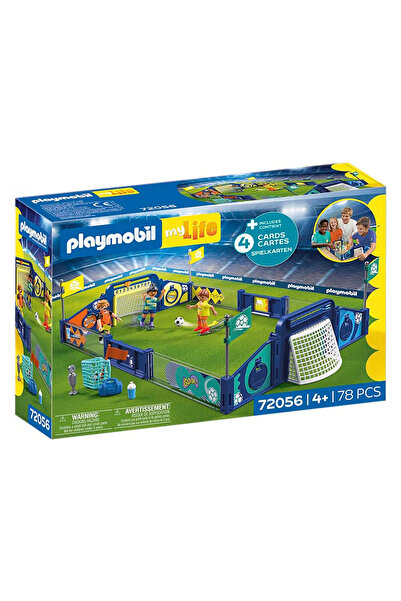 Playmobil MyLife Γήπεδο Ποδοσφαίρου για 4 ετών 72056