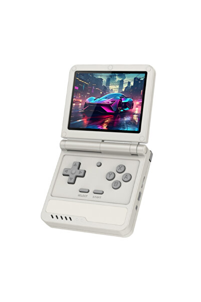 Choice6 جهاز ألعاب محمول POWKIDDY Retro Flip V90S رمادي اللون بذاكرة 16 جيجاب...