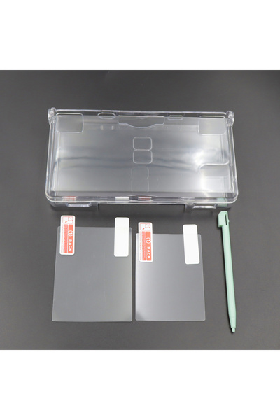 Choice3 E Light Blue Stylus 1Set Crystal Clear Hard Shell Case + Top/Bottom S...