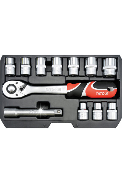VOREL by YATO Yato Tool 1/2 " Set de chei tubulare 12 piese Yt-38671