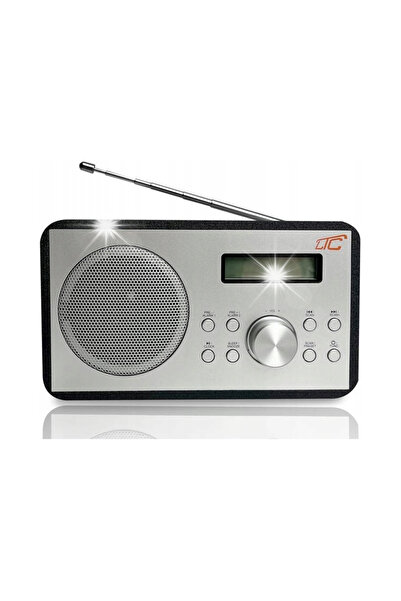 LTCHE Wi-Fi Radio Ceas de bucătărie Alarmă Bluetooth Difuzor LTC Antenă argintie