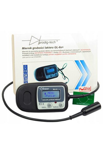 PRODIG-TECH Gl-6S+ Tester de grosime a vopselei, senzor sondă pe cablu