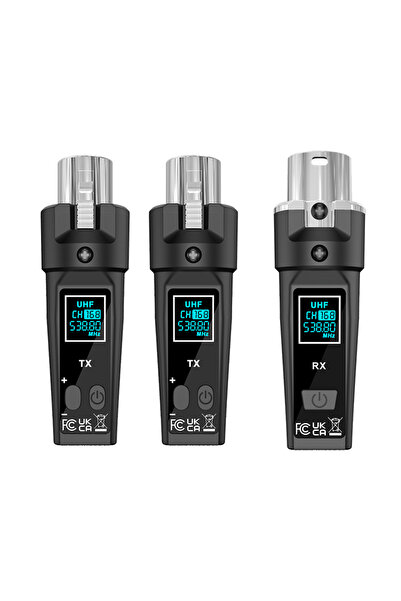Choice1 WTU06-B 2.4G XLR Adapter System BOMGE Wireless Microphone Transmitter...