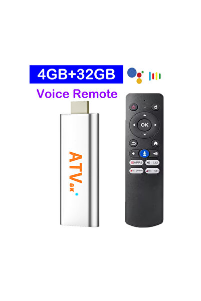 Choice1 جهاز تحكم عن بعد صوتي 4G 32G سريع جداً Q15 8K أندرويد 16 تي في ستيك أ...