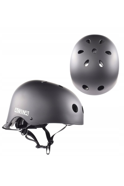 Awina Cască Bicicletă BMX Trotinetă de stradă Skateboard Negru Mat Bărbați Femei