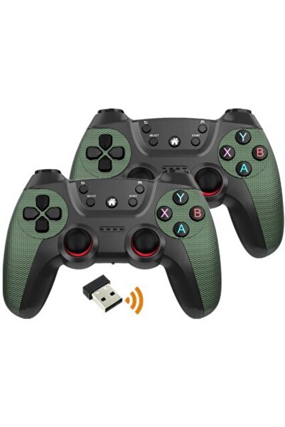 Choice1 Green NEW Wireless Doubles Game Controller For Linux Video Game For G...