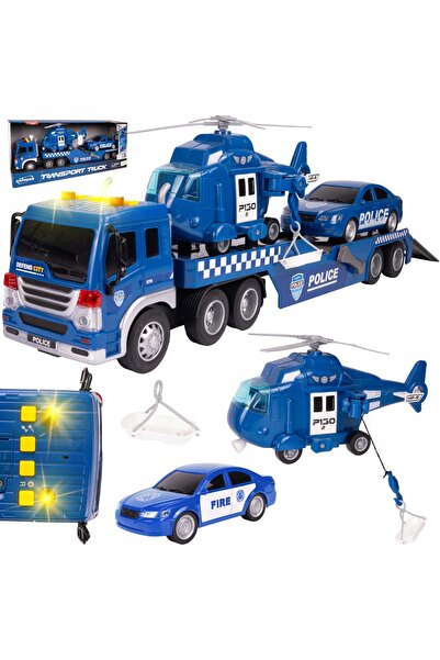 MalPlay Mașină, Camion, Laweta, Poliție, Poliție, Copii, Elicopter, Sunete, L...