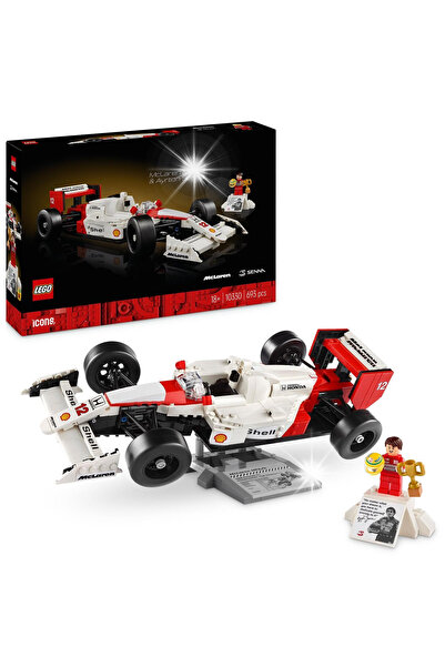LegoPazar Lego Icons 10330 McLaren MP4/4 și Ayrton Senna Blocuri de construcție