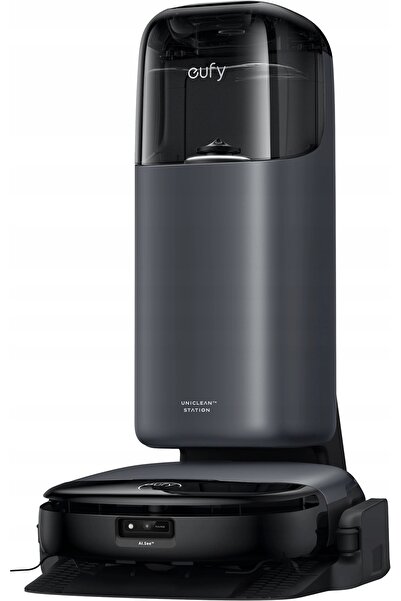 eufy Robot aspirator Omni S1 Negru Bază automată Mop Wifi Hepa