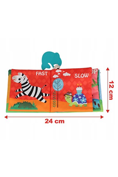 Stator Carte senzorială 6-în-1, cu sunete, jucărie de dentiție, set de jucări...