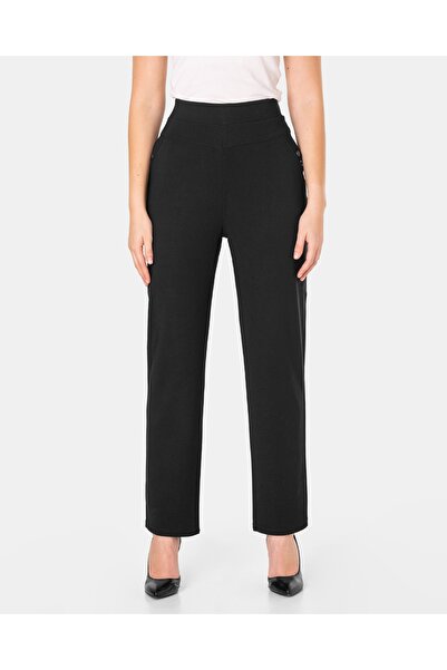 NO BRAND Pantaloni eleganți de damă, mărime mare, formali, tip țigară, cu tal...
